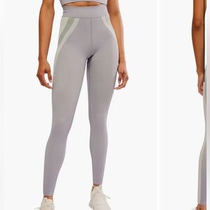 Free People Purple Free Kick Leggings